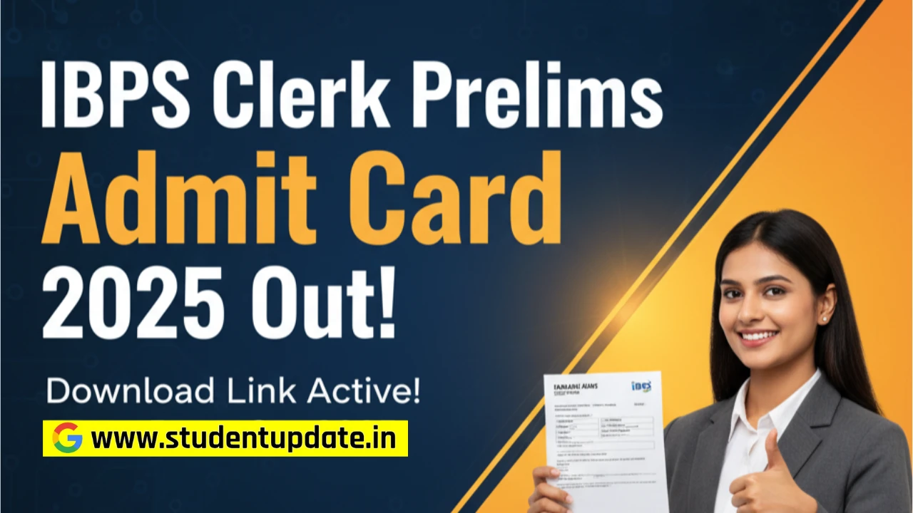 IBPS Clerk Prelims Admit Card 2025