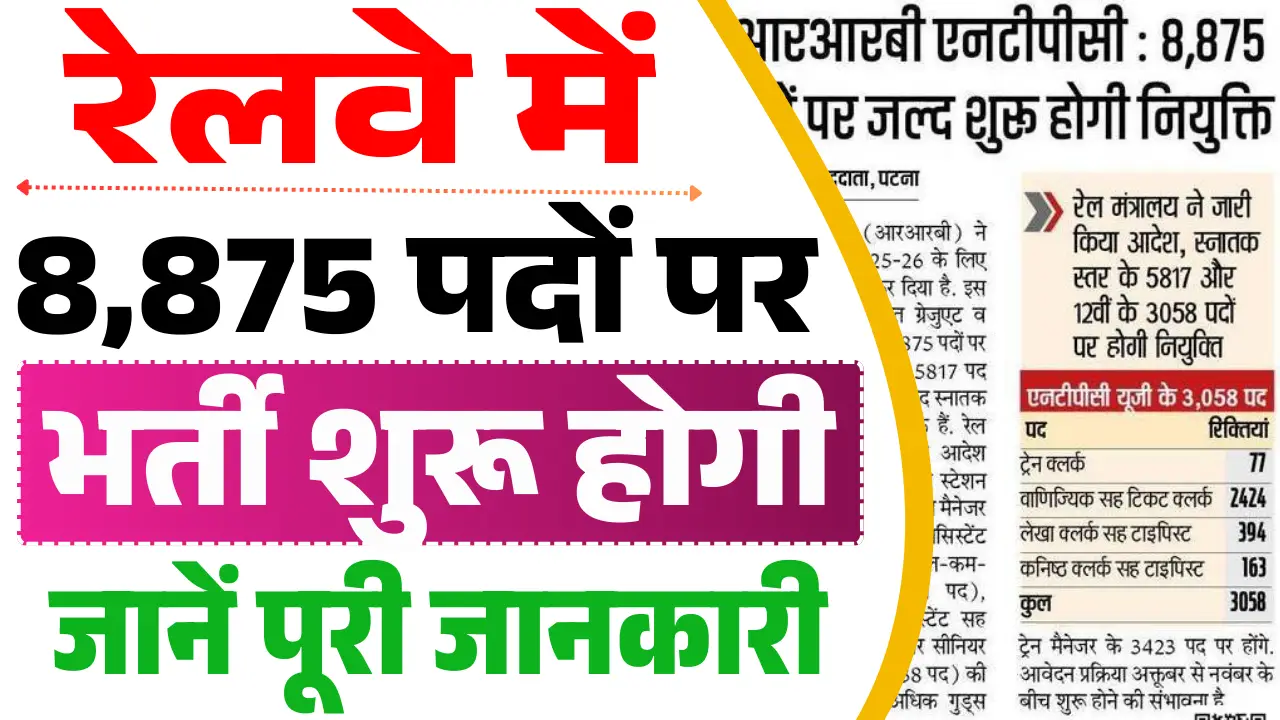 RRB NTPC Bharti 2025