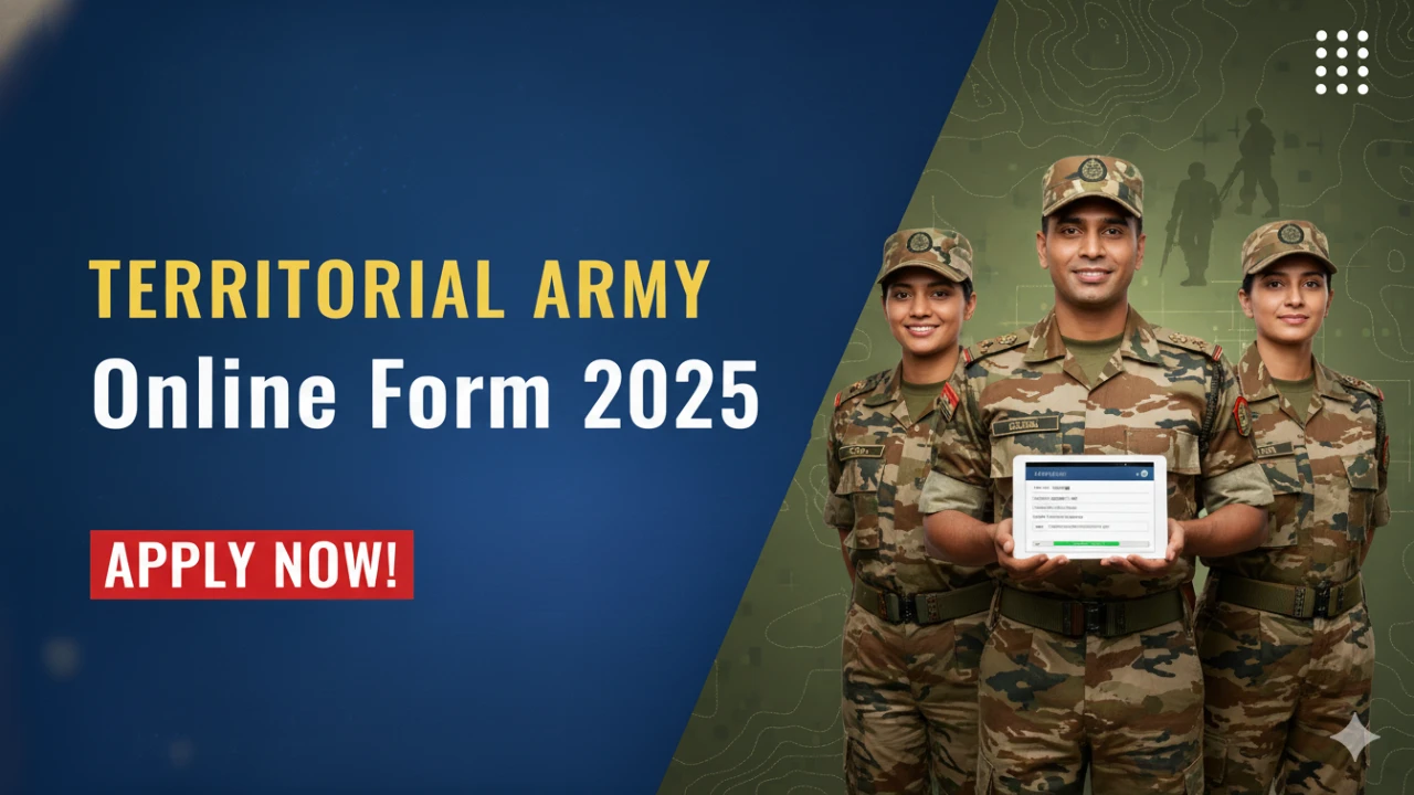 Territorial Army Online Form 2025